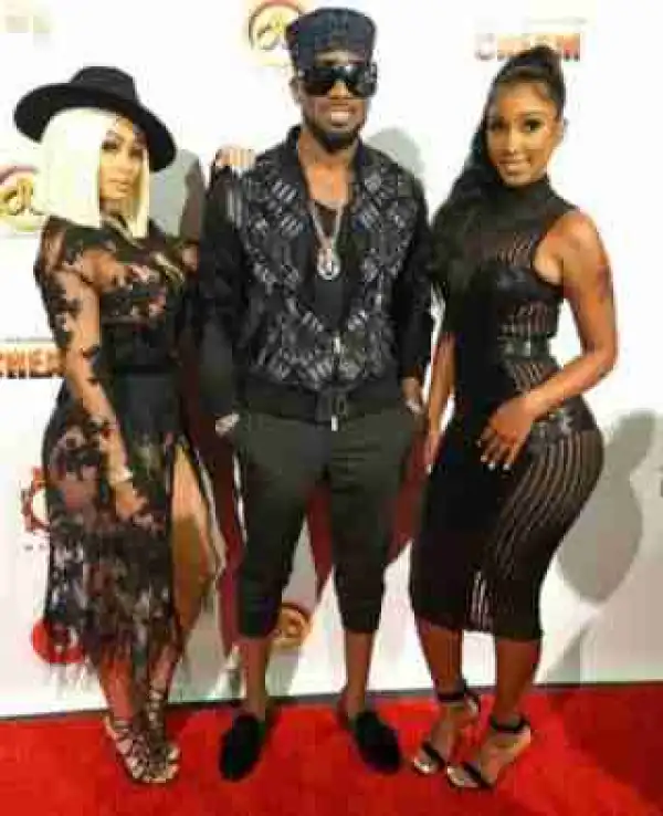 Dbanj Pictured With Blac Chyna And Bernice Burgos In California